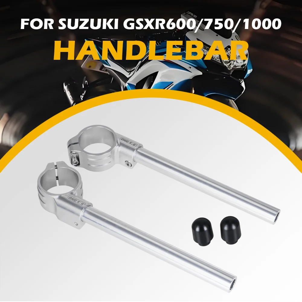 7 Degree 0 Degree 50MM/Motorcycle Handlebar Clip-Ons Fork Clip ons For SUZUKI GSX-R600/750 2007-2011 GSXR-1000R 2005-2023
