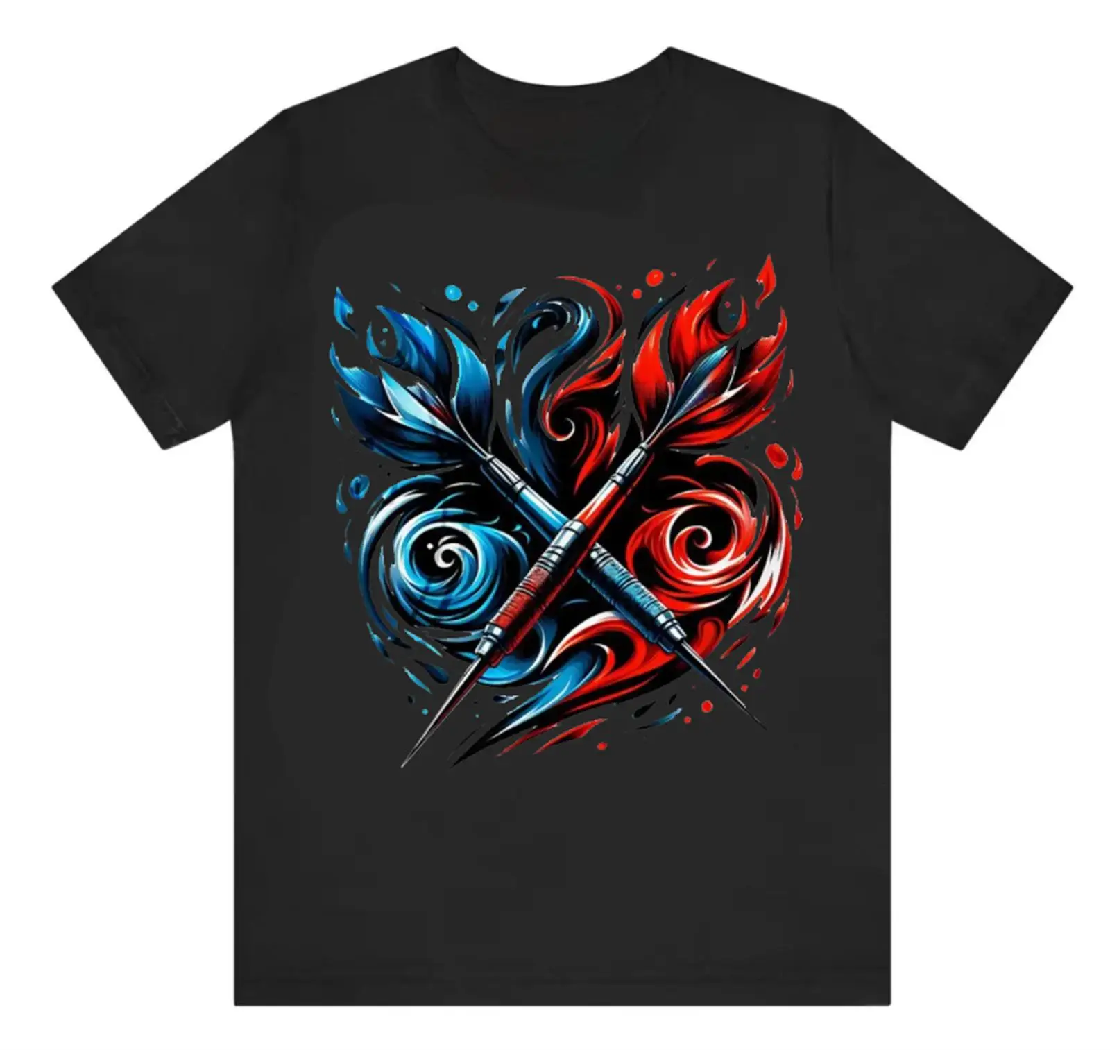 Funny Saying Dart Darts Gift Idea Dart- Player Graphic T-Shirt Short-sleeve Pure Cotton Tshirt Casual Daily & Weekend Wear
