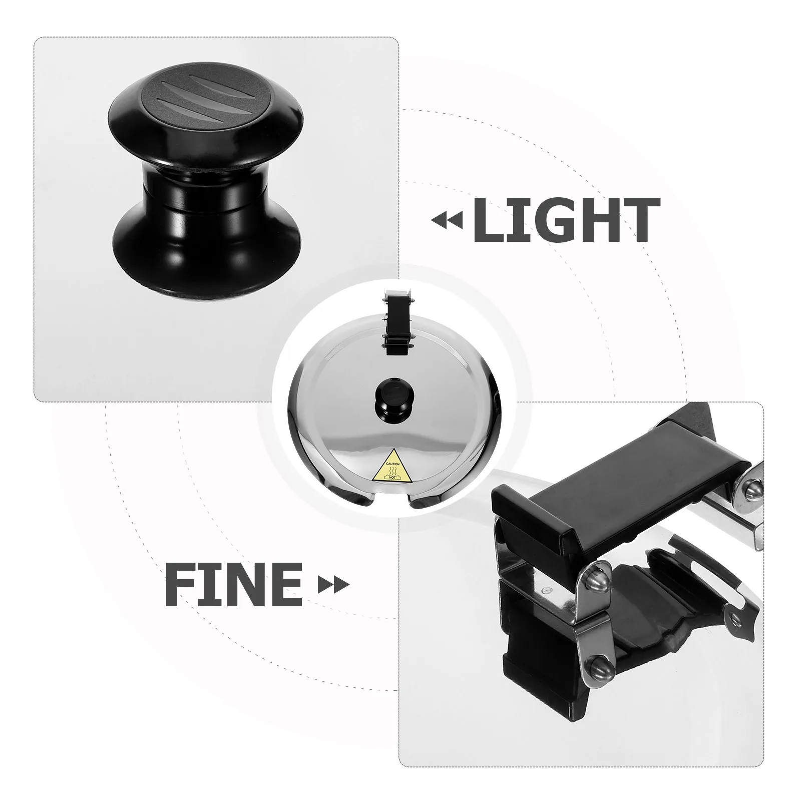 

Soup Cooker Lid Stainless Steel Replacement Pot Cover Spill Proof Metal Lid Kitchen Use Soup Cooker Lids Kitchen Supplies