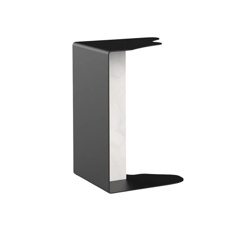 Italian marble metal light luxury special-shaped sofa side table simple coffee table