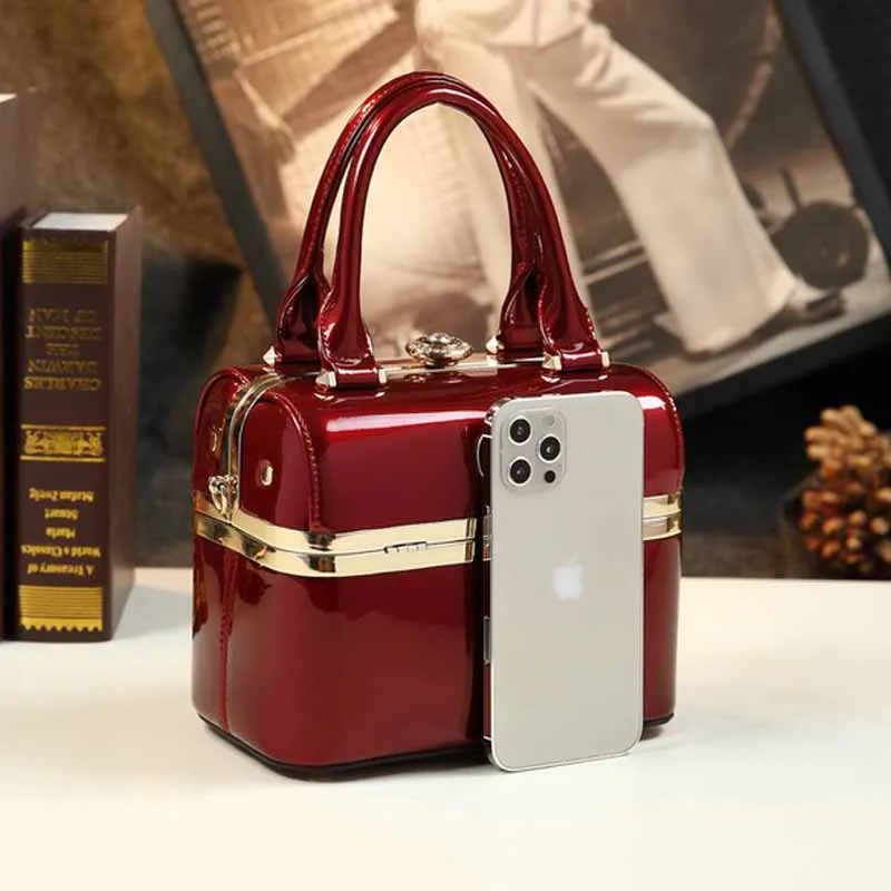 Mini Top-Handle Box Bag Crossbody  For Women Top Handle Tote Shoulder Satchel  Handbags Clutch Purses Luxury