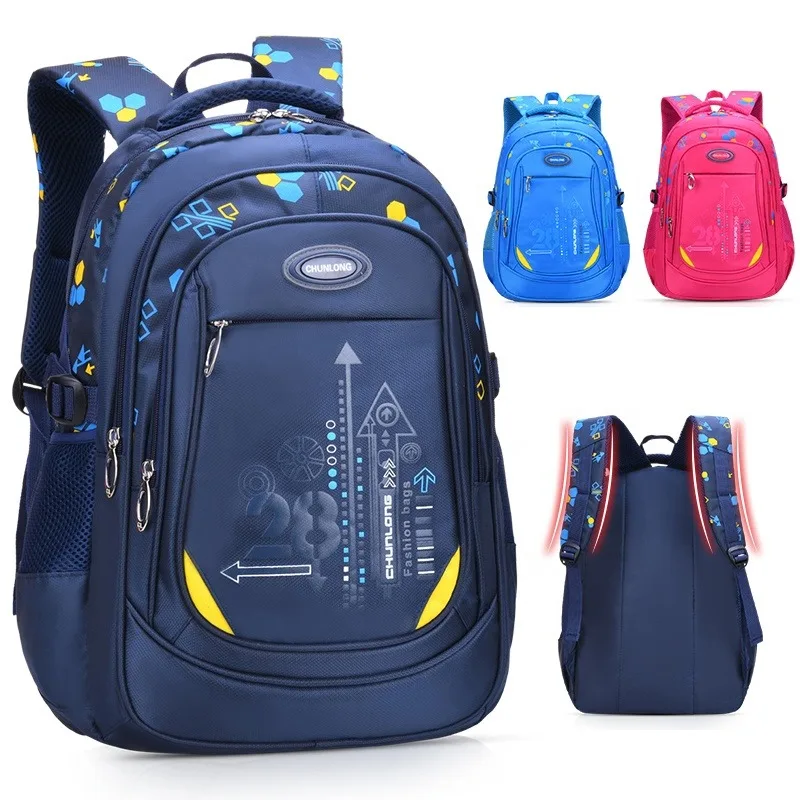 Chunlong Popular School Bag Waterproof Backpacks Primary School Book Bag Boy And Girl Customized Teen School Bags backpack