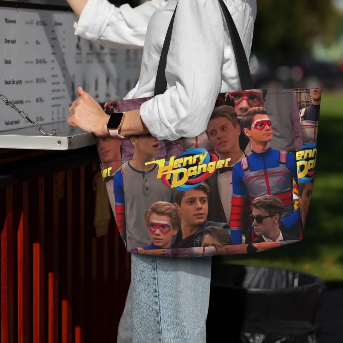 

Henry Danger Beach Tote Bag Sport Gym Yoga Duffle Large Tote Bag Women Travel Bag Fitness bag