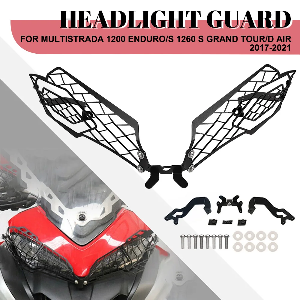 

Motorcycle For Ducati MULTISTRADA 1200 ENDURO/S 1260 S GRAND TOUR/D AIR 2017 2018 2019 2020 2021 Accessories Headlight Guard