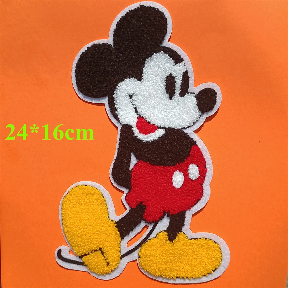 2022 New Hot Sale Mickey Mouse Letter Sticker Embroidery Clothes Patch Sewing Patch Donald Duck Patch Clothes Badge Sewing Patch