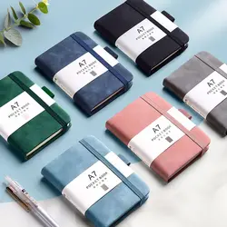 1Pcs A6 A7 Mini Notebook Portable Pocket Notepad Memo Diary Planner Agenda Organizer Sketchbook Office School Stationery 96sheet