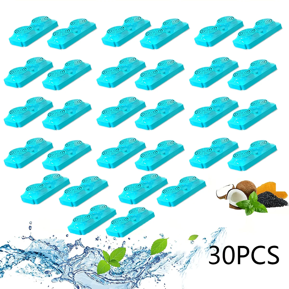 10/20/30er Pack Edelstahl-Ersatzfilter für 3,2L Smart Pet Fountain Zubehör Katze D – Detail 9
