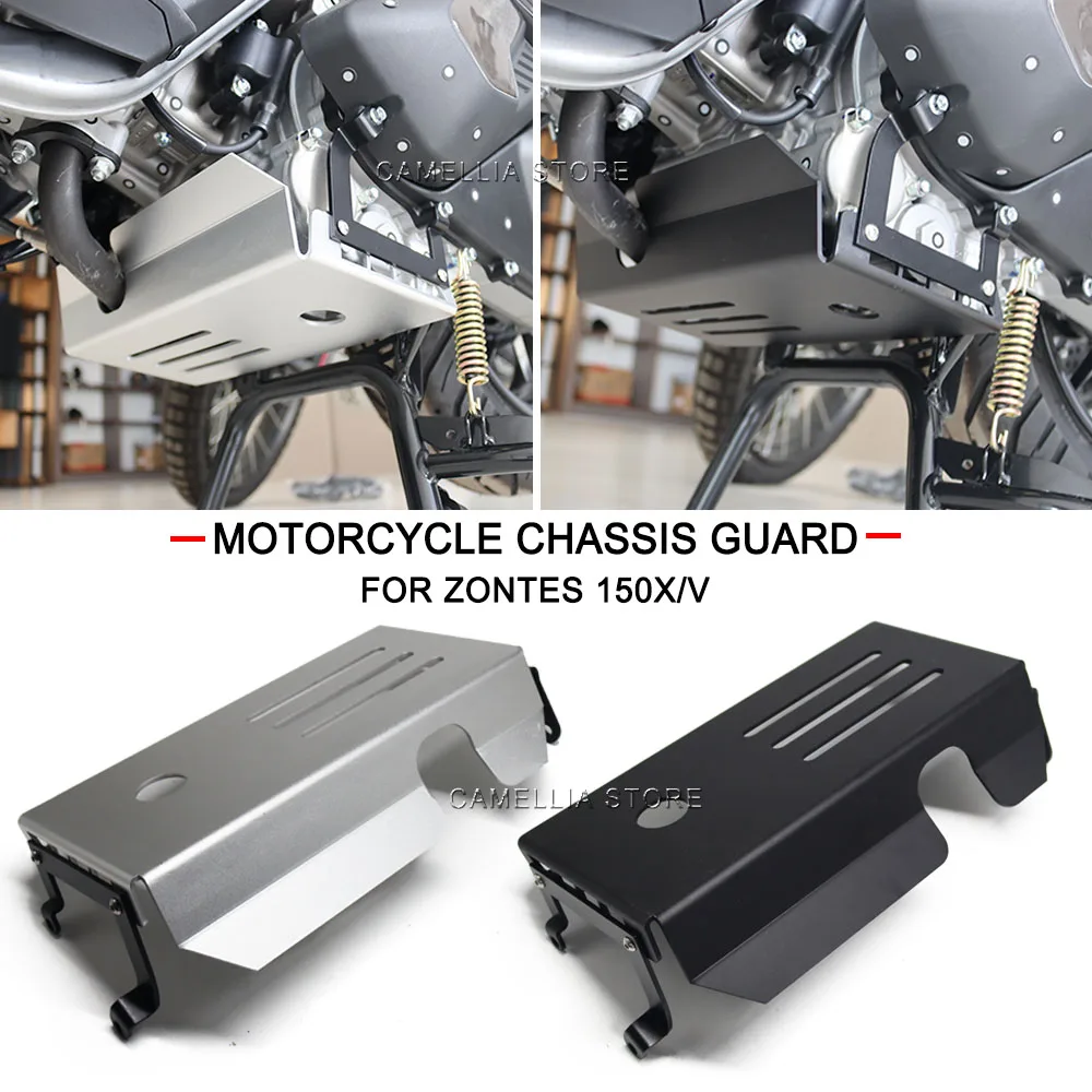 

Motorcycle Chassis Protection Board Aluminum Alloy Motorcycle Accessories Motorcycle Engine Protection Board for ZONTES 150X/V