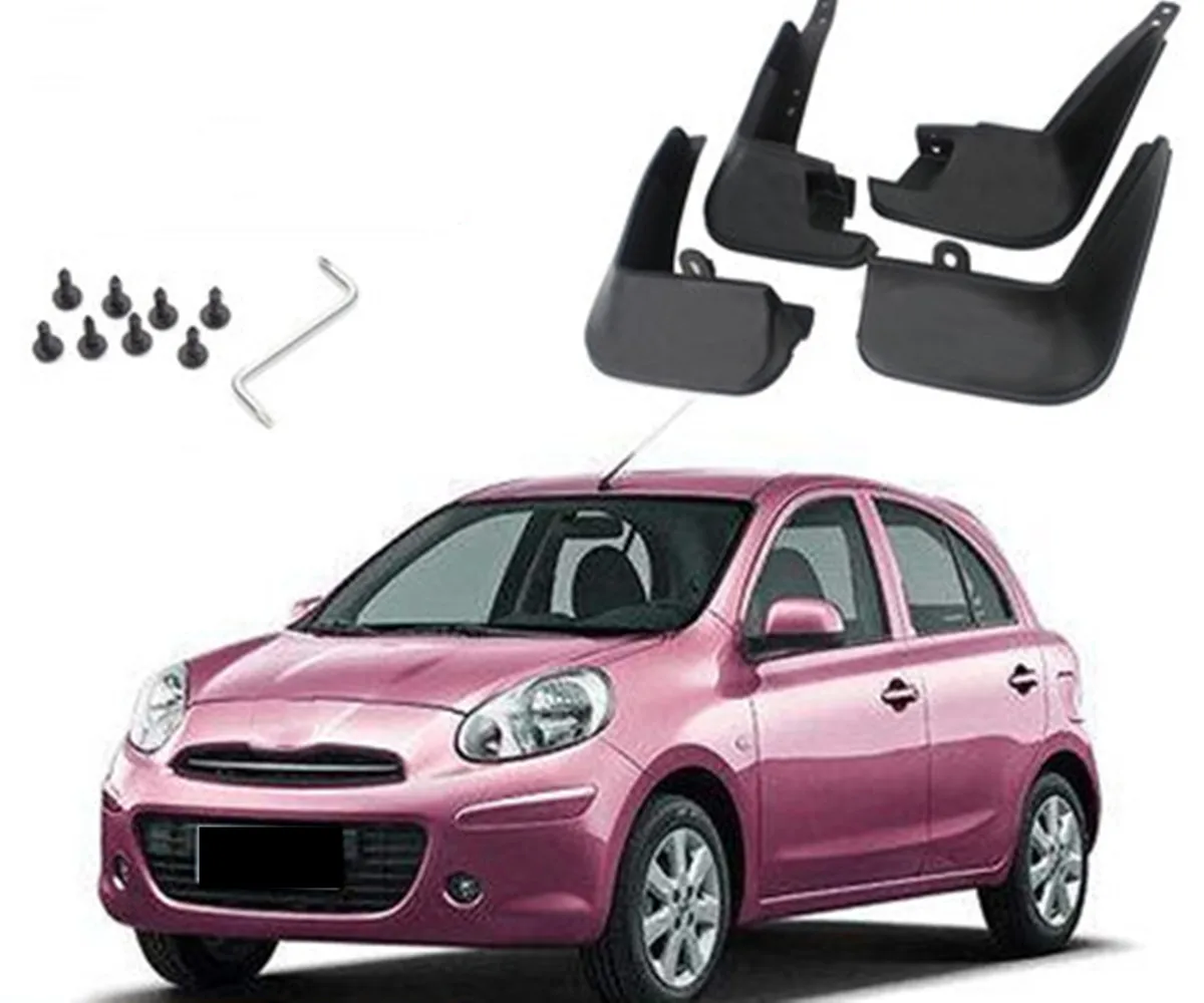 

For Nissan march 11-15 Car Fender Flares Protector Mudguard Fender Wheel Protector Mud Guard Front Rear Anti-splash Mudguards