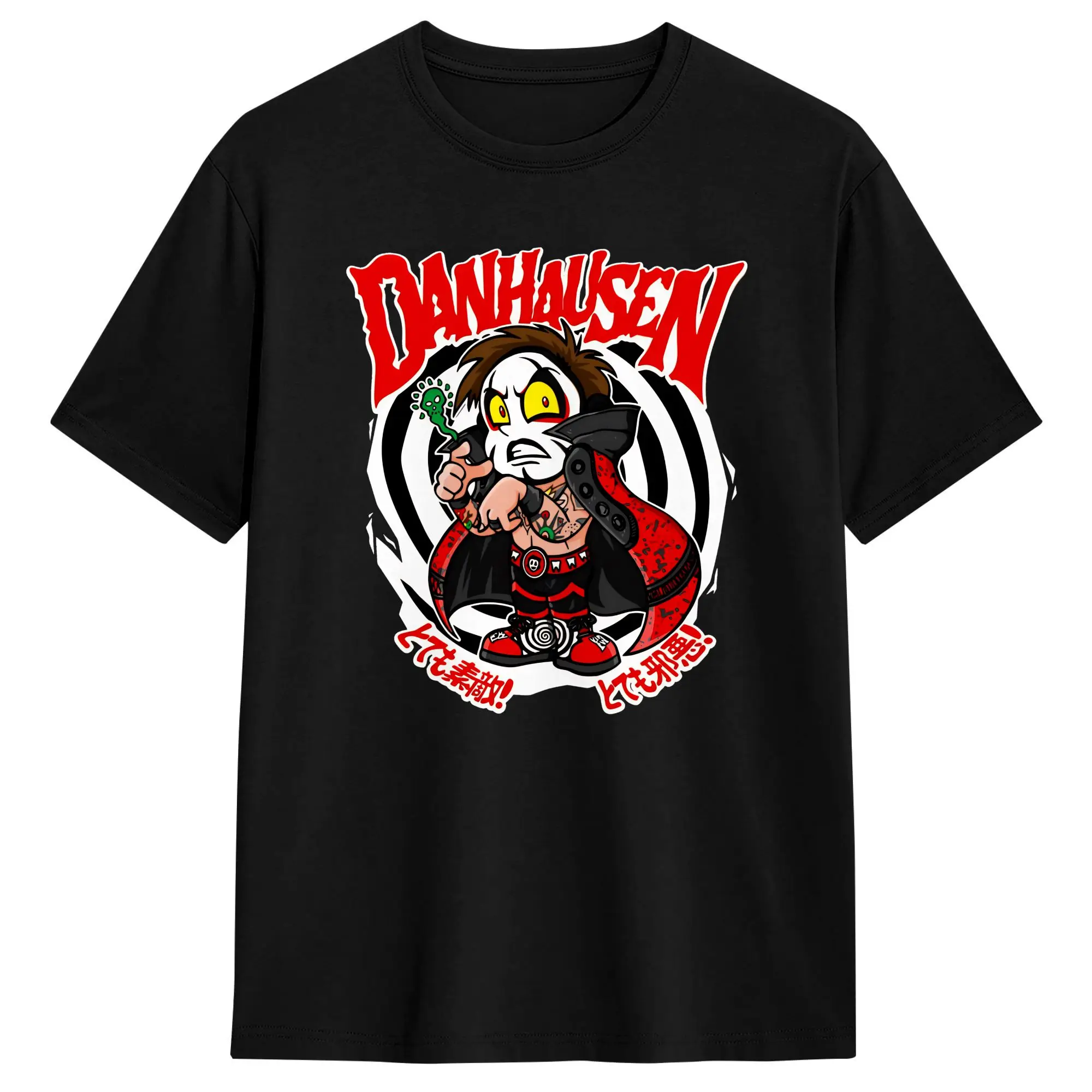 Danhausen Elimination Chamber Pure Cotton T-Shirt For Mens Summer  Vintage T-Shirts Crewneck Fashion Tees Oversized Loose Tops