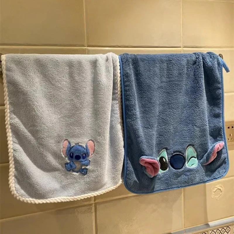 

Lilo & Stitch Men and Women Microfiber Cartoon Cute Couple Soft Super Absorbent Face Towel Home Student Quick-drying Face Towel