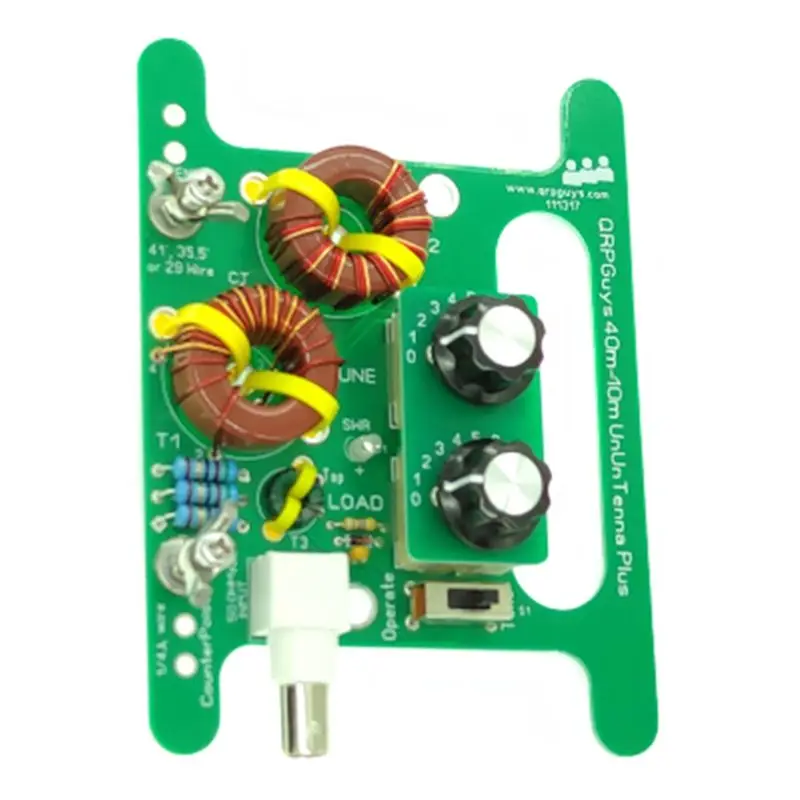 1 PCS Green Qrpguys 40M-10M Ununtenna Plus Antenna Tunable Long Wire Antenna (DIY Kit)-Y41A