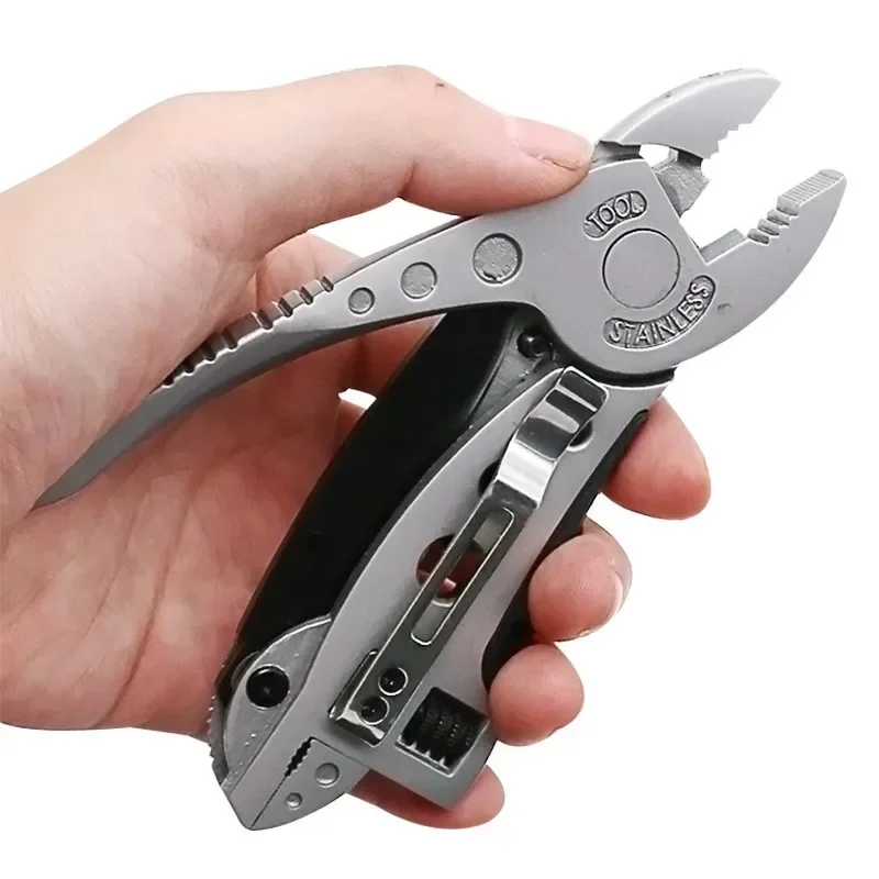 Outdoor camping standing pliers multi-purpose tool pliers, outdoor wrench tool combination, no logo