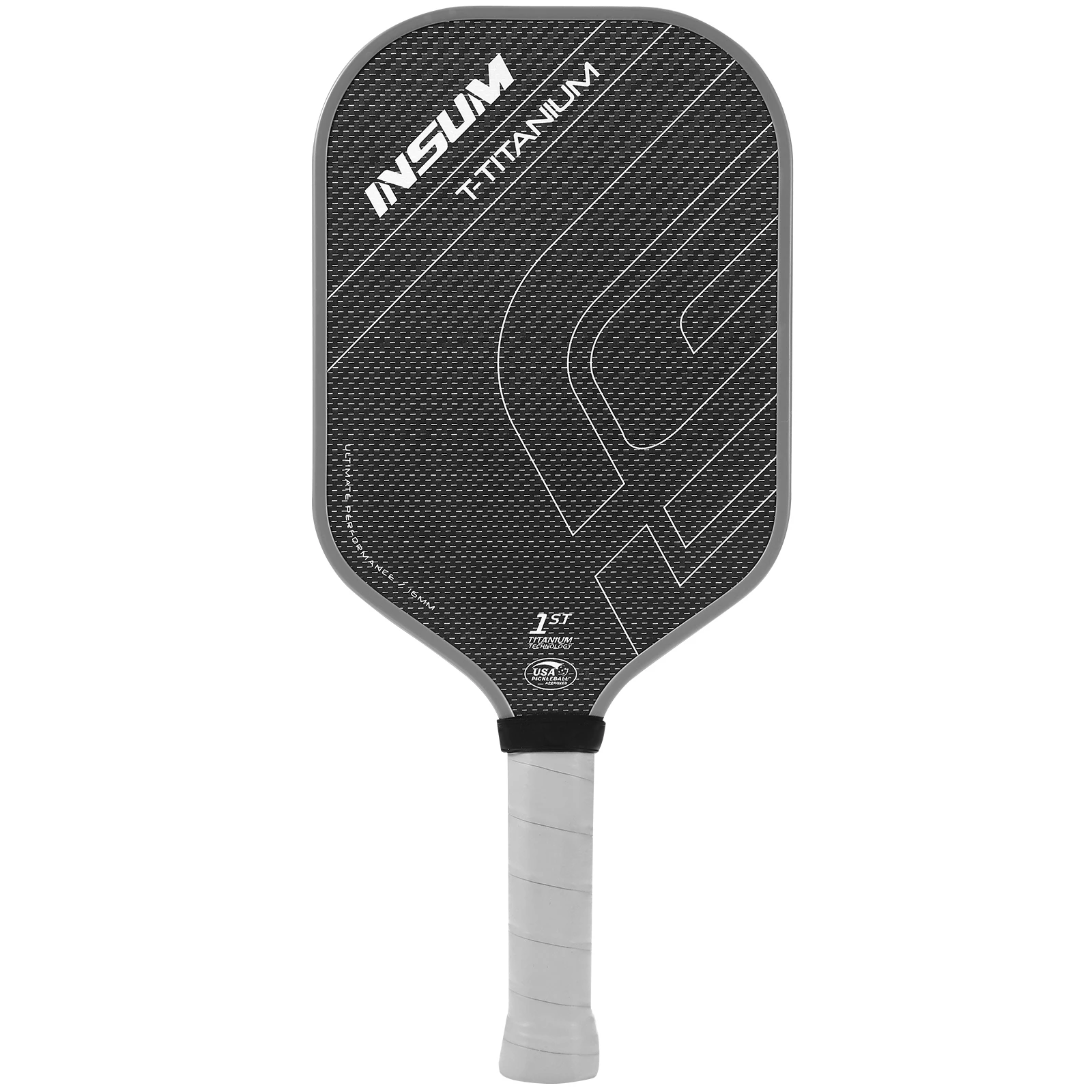 AMA SPORT Advanced Silver/Gold Titanium Thermoformed Pickleball Paddles Premium Carbon Fiber Durable Powerful USAPA Adults