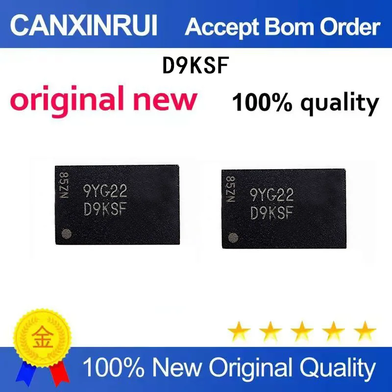 

(5-100 Pieces) Brand new original MT47H64M16HR-3IT: G silk screen D9KSF spot chip IC