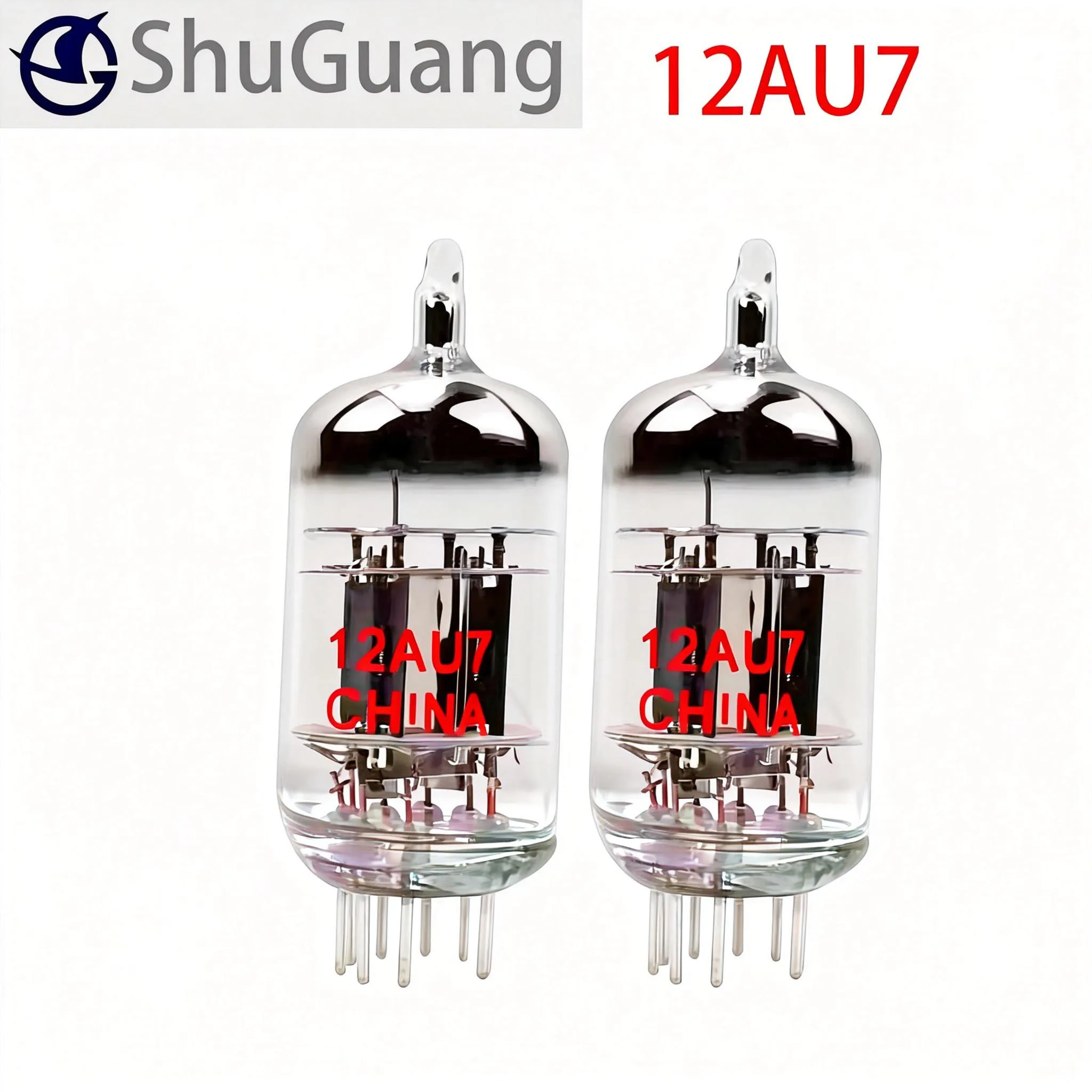 SHUGUANG 12AU7 Vacuum Tube for Guitar Amp Audio Valve Replace 12AU7 ECC82 Electronic Tube Precision Matched Valve