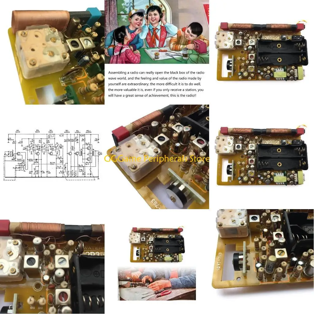 

U55B Retro 2p3 Educational Transmitter for School Training Electronics Skill