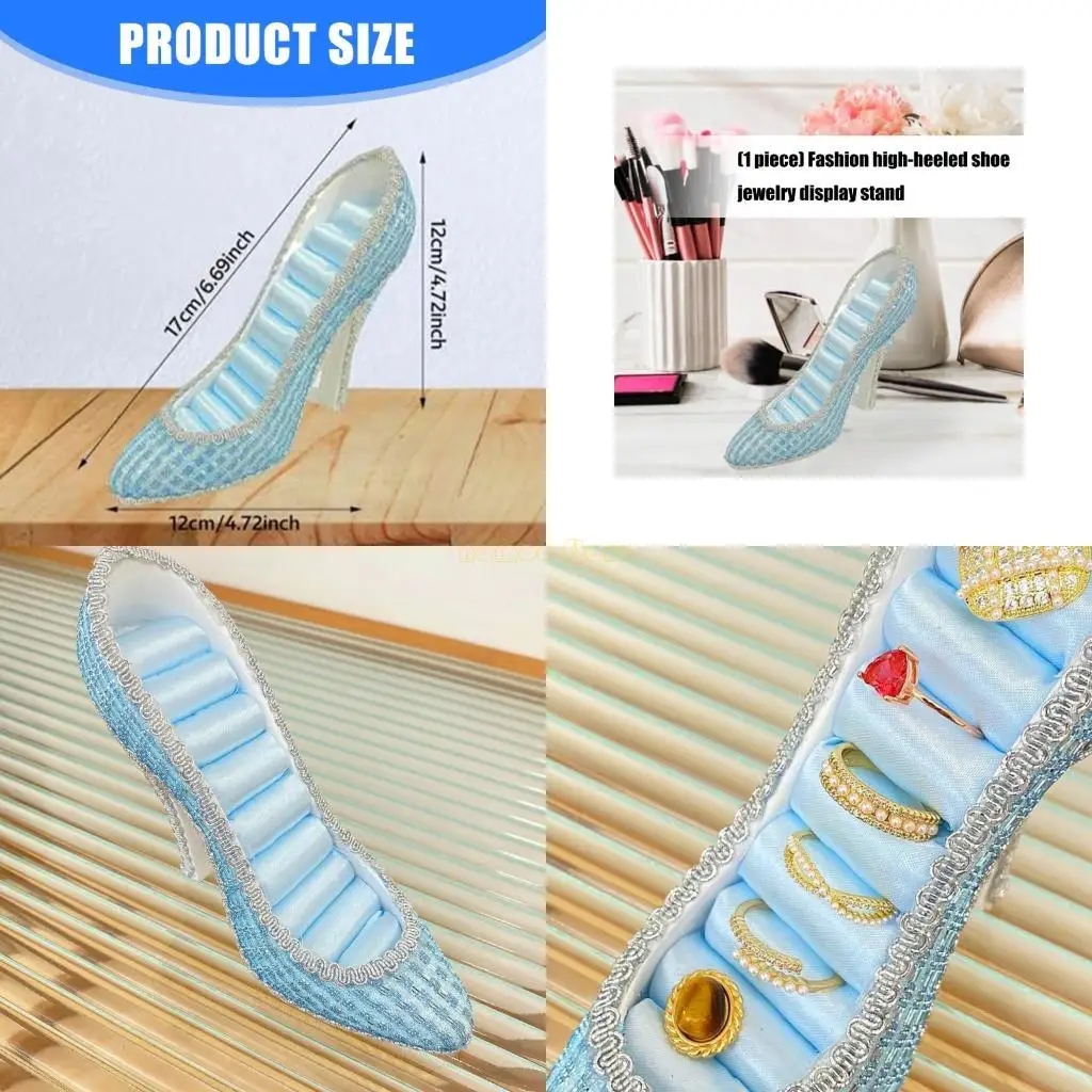 

31BF European Resin Jewelry Display Stand For Earrings Necklaces Home Shop Decoration