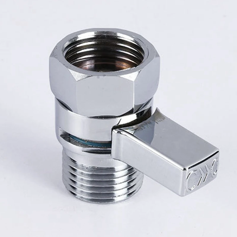 التحكم في التدفق وصمام الإغلاق ، مصنوع من النحاس الصلب ، موفر الماء ، دش يدوي ، دش