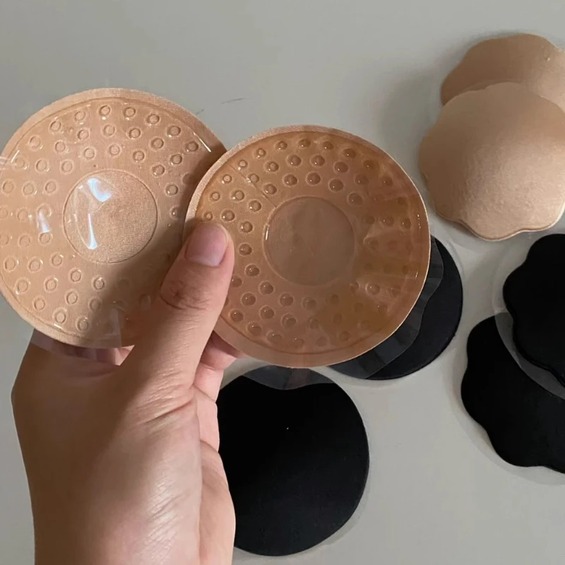

2/4pcs Silicone Nipple Cover Reusable Women Bra Sticker Breast Petal Strapless Lift Up Bra Invisible Pad Chest Pasties Intimates