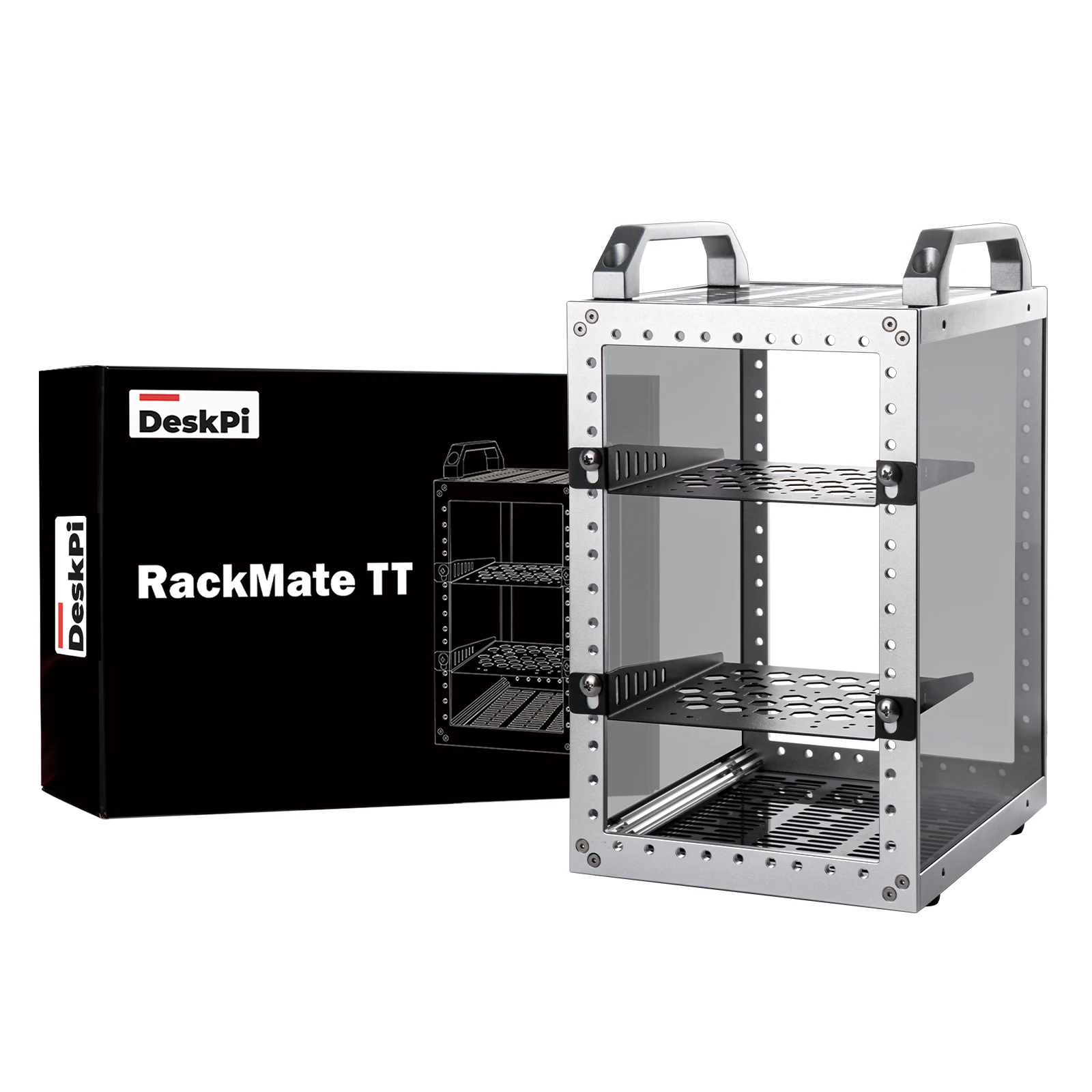DeskPi RackMate TT Rackmount, szafka serwerowa mini do sieci, serwerów, sprzętu audio i wideo — zdjęcie produktu 7