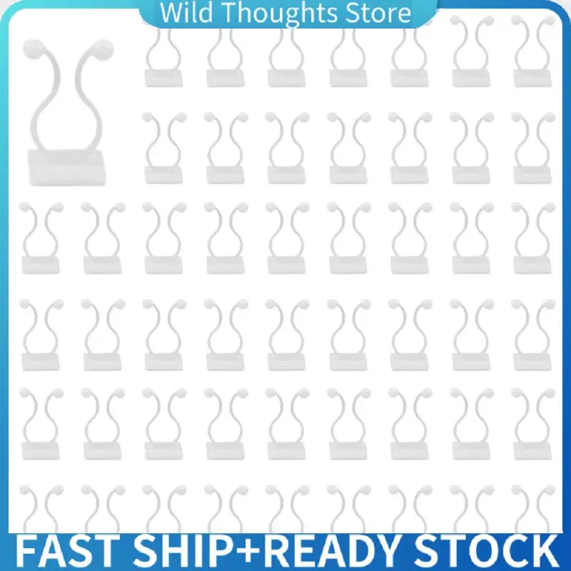 

150PCS Invisible Wall Vines Fixture , Plant Climbing Wall Fixture Clips, For Home Garden Wall Sticky Hook Middle-[Qahk]