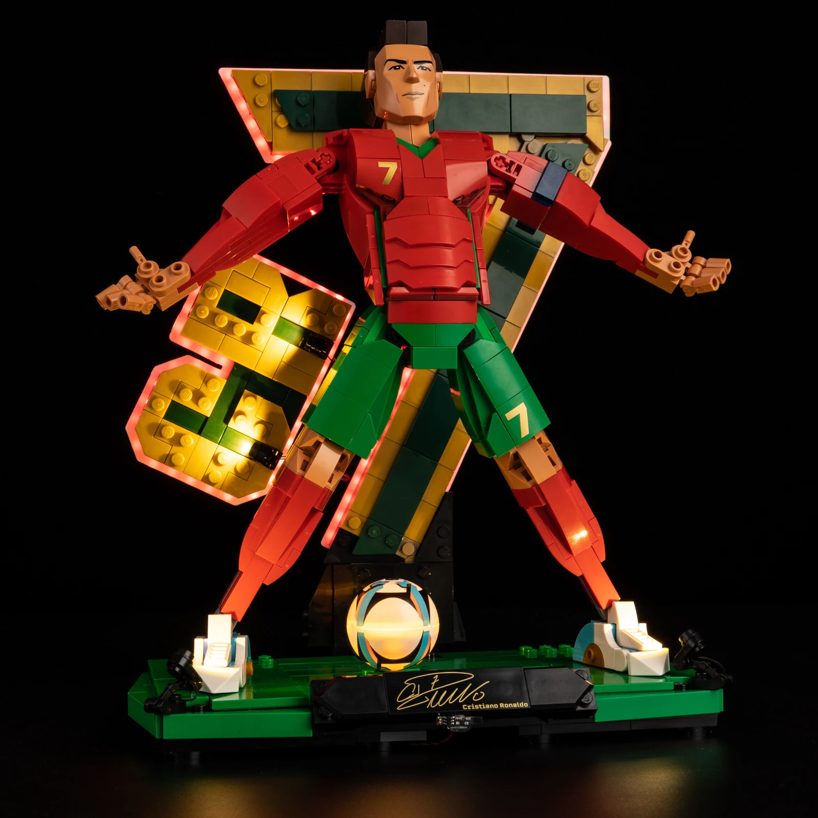 LED Light Set Suitable for Lego 43016 Ronaldo - Football Legend Building Blocks
