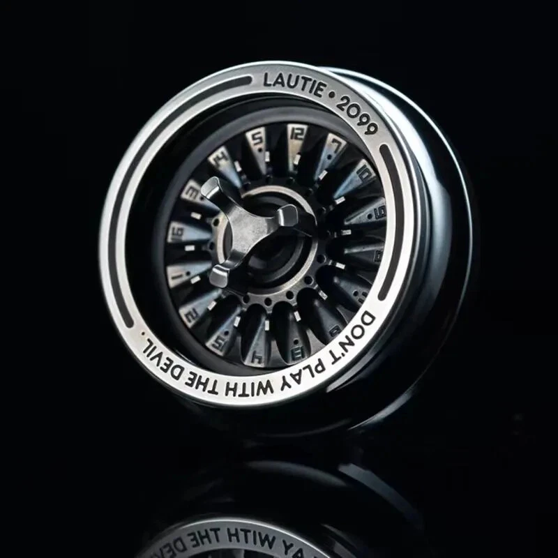 LAUTIE Carnival Lucky Roulette Titanium Alloy EDC Fidget Spinner Slider Anti Stress Sensory ADHD Focus Tool Fidgeting Toys