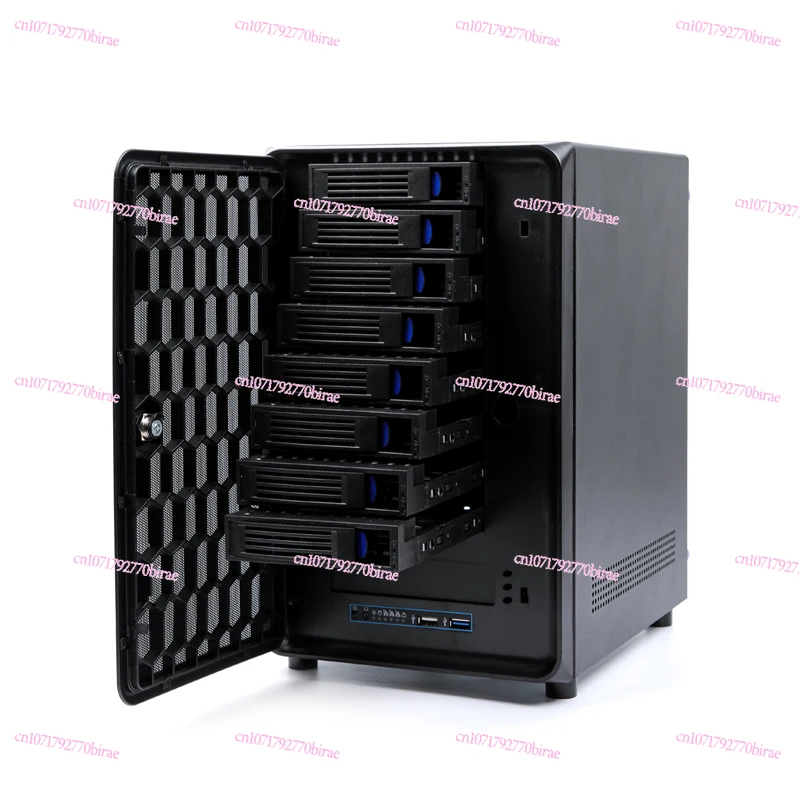 FH-NAS8 Disk Position Hot Swap DIY Black Synology Network Hard Disk Enterprise Storage NAS Chassis ITX Main Board