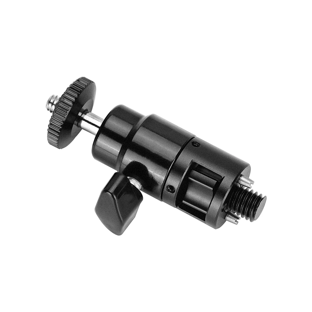 KIMRIG ปรับ Ball ที่ใส่รองรับหัว1/4 "-20เกลียว Mount & ARRI ตำแหน่ง Pins 3/8"-16ด้ายสกรูสำหรับ Universal