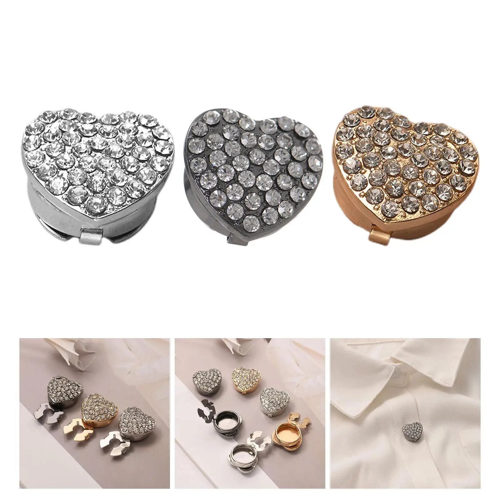 

6-компонентные женские запонки, женские украшения для классической рубашки, официальной одежды на свадьбу