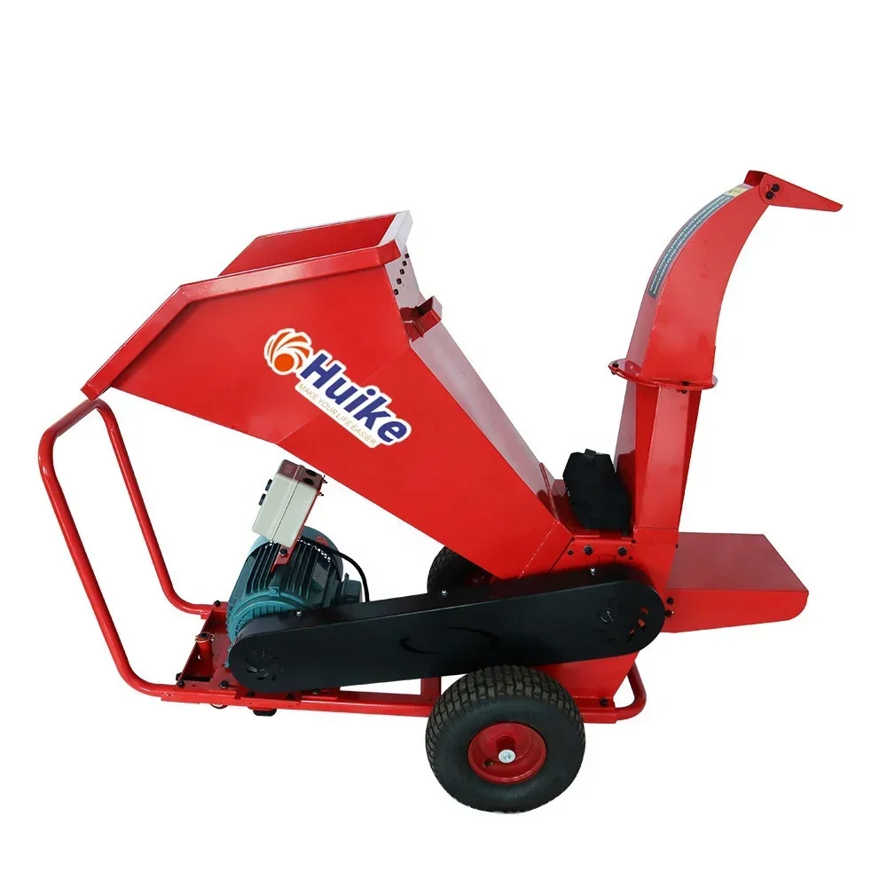 Industrial Biomass Wood Chips Crusher Type  Gasoline Making Chipper Machine / 2000kg / Hour Wood Crusher Machine Europe