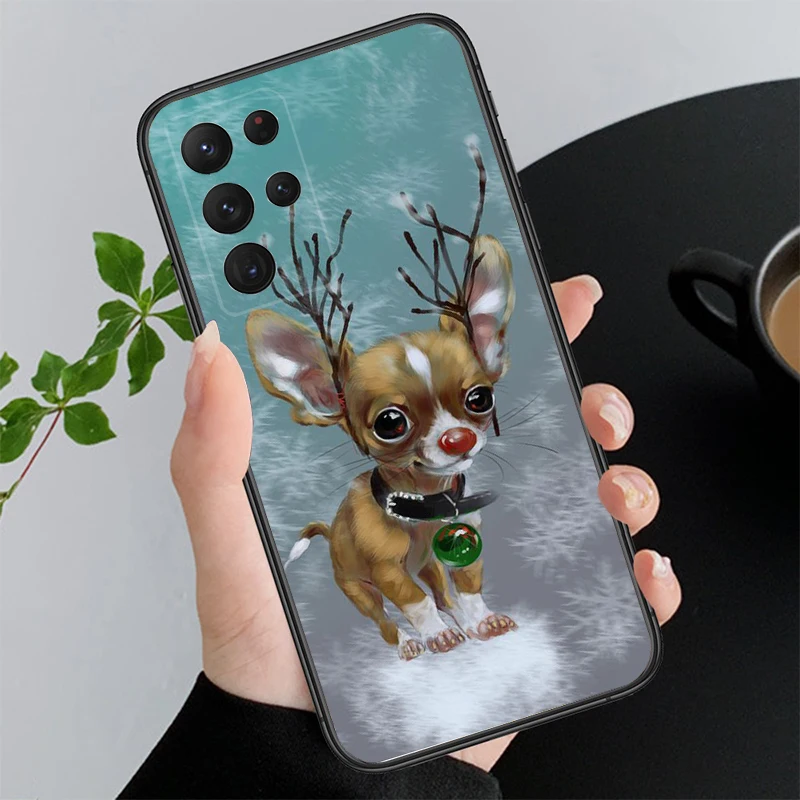 Funda de teléfono para cachorro de Chihuahua, carcasa para Samsung Galaxy A52S, A04S, A21S, A33, A23, A13, A14, A32, A52, A53, A54, A51, A71, M51