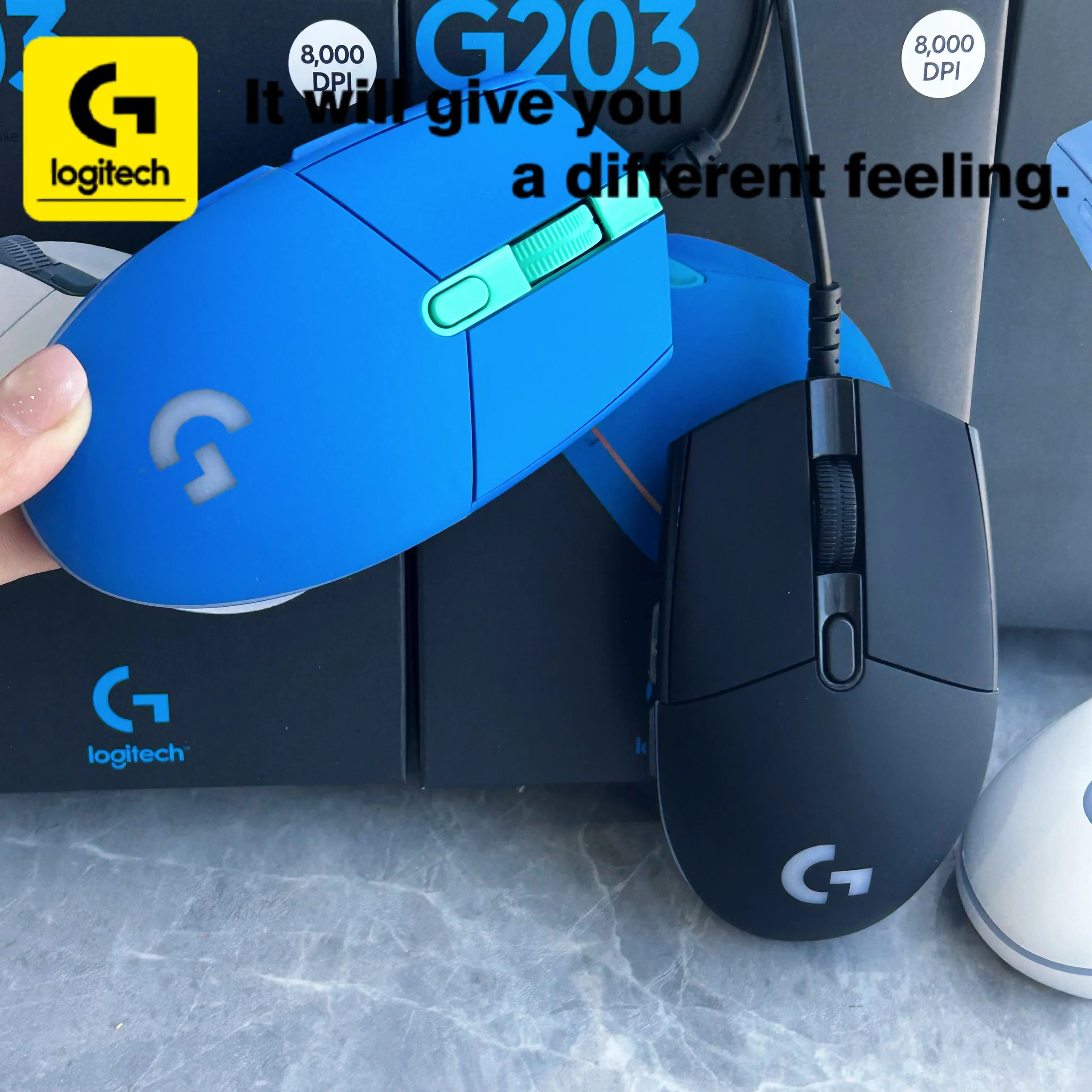 

[Ограниченное предложение] Игровая мышь Logitech G203, профессиональный уровень, 6 программируемых кнопок, создана для соревнований