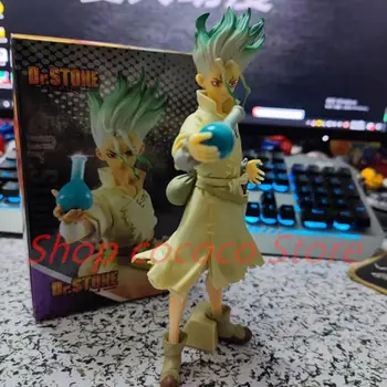 20公分動畫《Dr STONE》手辦 Dr STONE 石神千空 PVC可動人偶 石神千空模型收藏玩具 10 最佳銷售 石博士人物 - №4