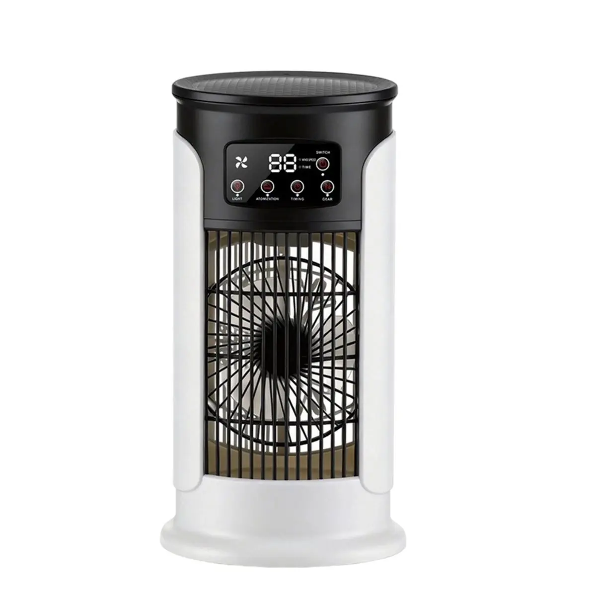 DT56 Portable Air Conditioning Fan 6 Speeds USB Mini Air Conditioner Timing Home Air Humidifier Desktop Misting Fan