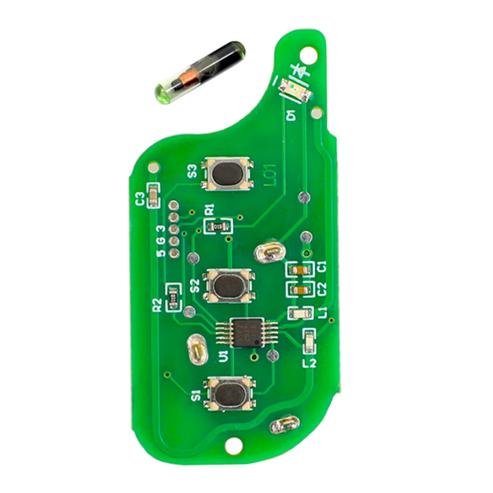 XNRKEY Remote Flip Car Key Control Gernuine Parts 433Mhz ID48 Chip For Great Wall Haval Hover H3 H5 3 Buttons After Market