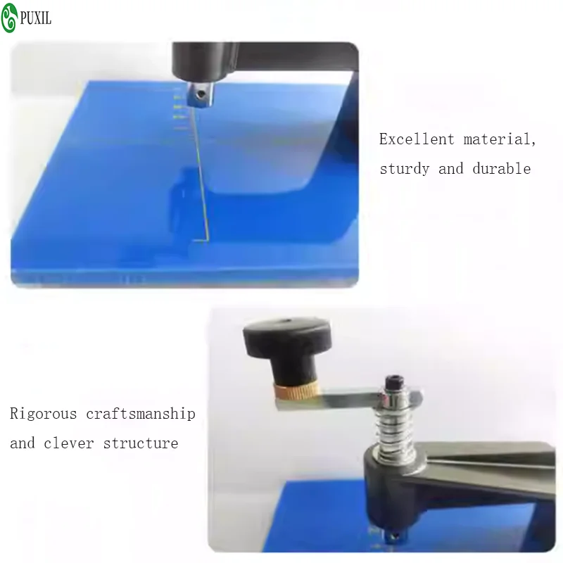 Manual Round Hole Cutter High Precise Lens Glass Cutting Machine Practical Diameter 10-100MM Round Glass Cutting Tool