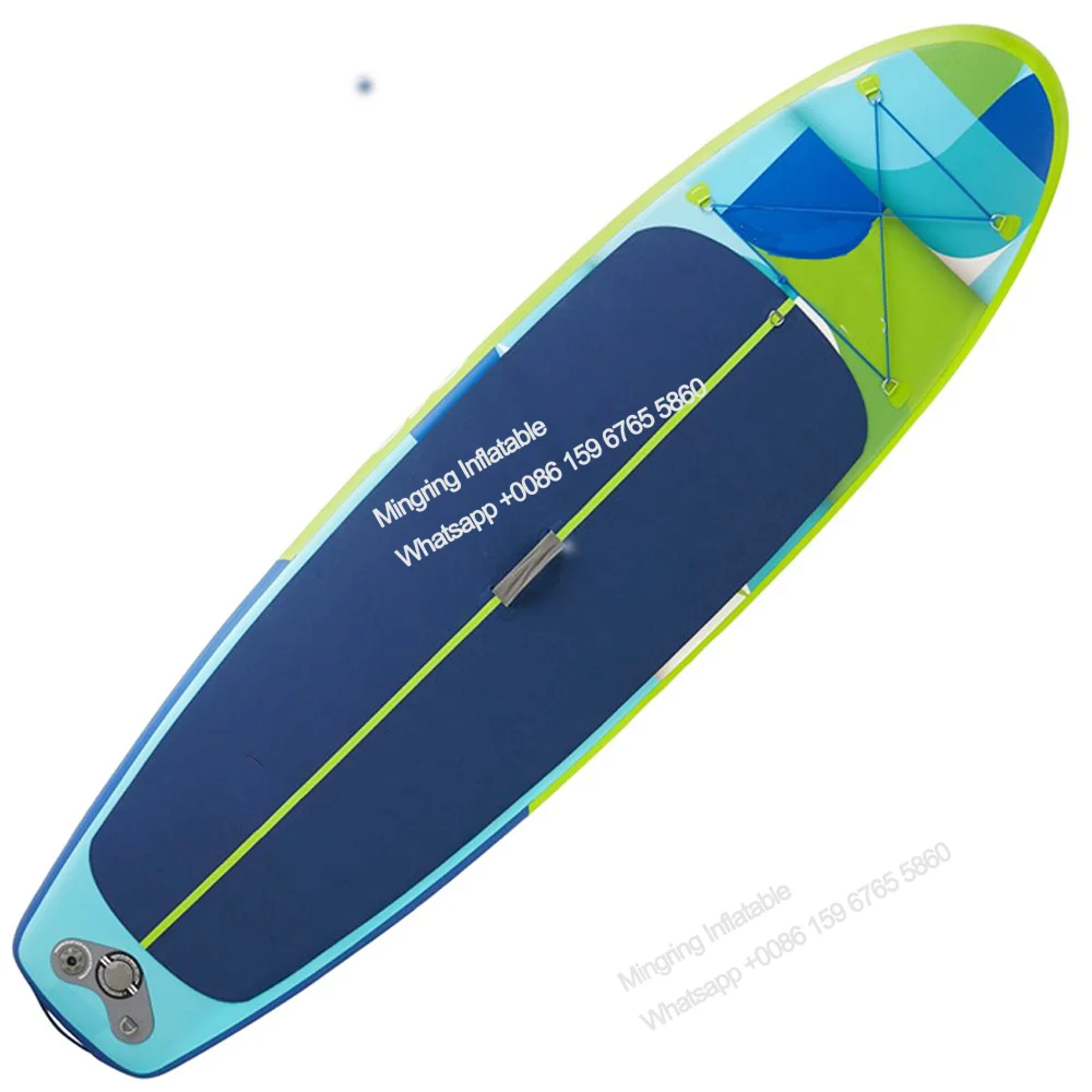 Planche gonflable pour le surf, SUP océanique, construction en point de chute, jeu d'eau pour le surf