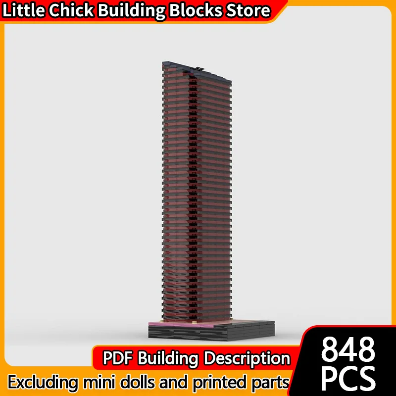 Cidade vista de rua modelo moc tijolos de construção cidade sevilla torre tecnologia modular crianças presentes do feriado montar brinquedos terno