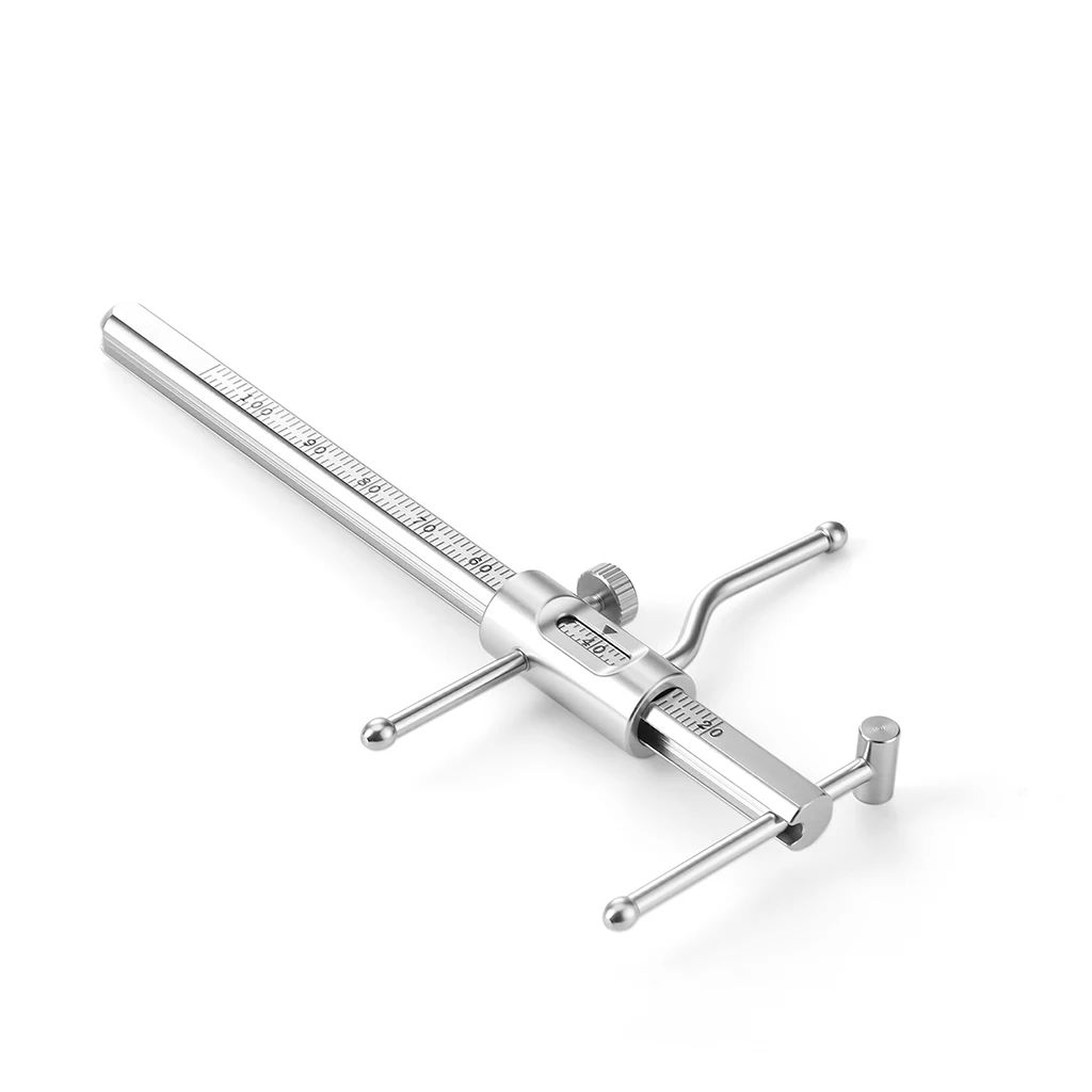 AZDENT Dentaler Kieferorthopädischer Messgriff, Schiebemessgerät 20-100mm, autoklavierbar, Edelstahl, Zahnimplantat-Werkzeug – Detail 6
