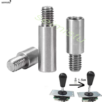 Arcade Joystick 1.5cm Extender Shaft M6 Screw Knob Game Command Stick Extension Seimitsu Ball Joint for Sanwa Joystick