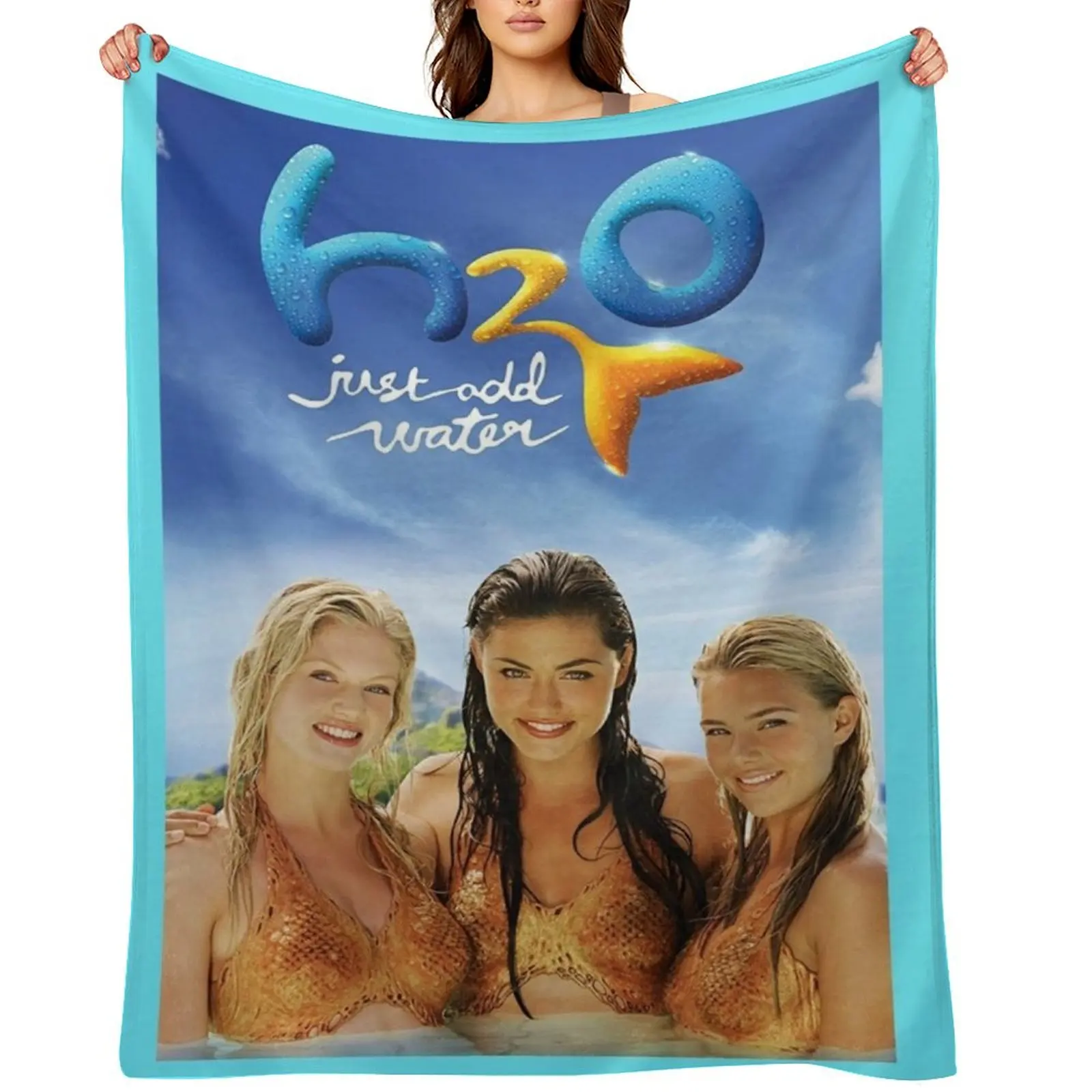 

H2O Just Add Water Throw Blanket Cute Soft blankets ands for sofa Blankets