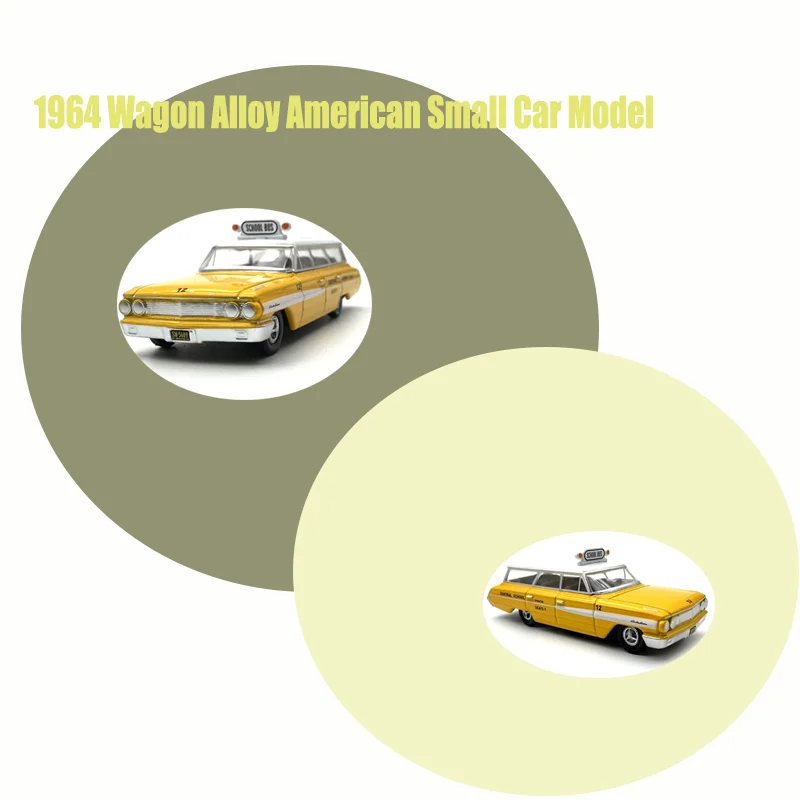 OXFORD 1/87 1964 Wagon Alloy American Small Car Model Simulation Toy desktop Collection Gift Static Display