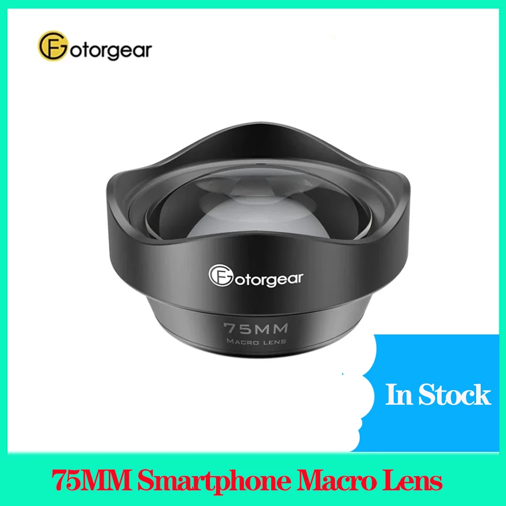 

Fotorgear 75MM Universal Macro Lens For Mobile Phone Jewelry Insects Photography For Samsung Xiaomi Huawei Smartphone Accessory
