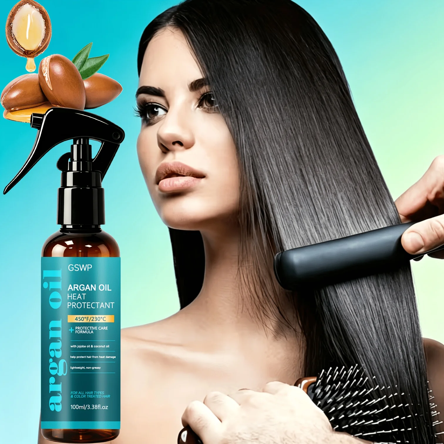 GSWP Argan Oil Protect Spray,4 - огляд і ціна Heat Protectant Spray