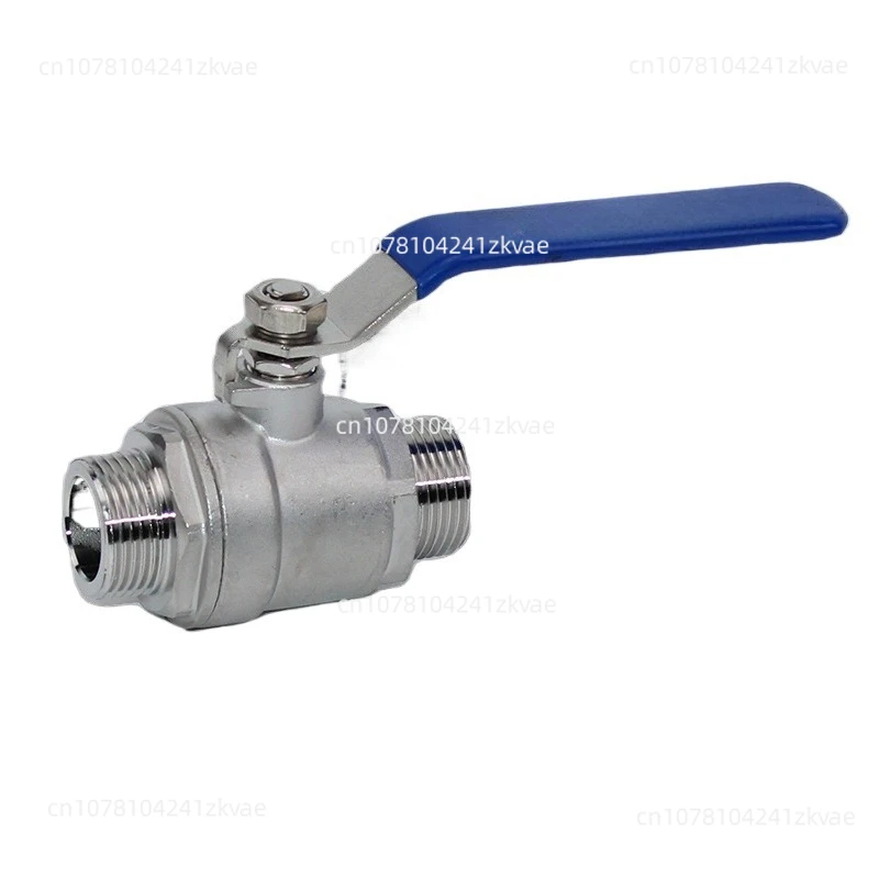 Stainless Steel 304 Two-piece 2PC Internal and External Thread Ball Valve Carbon Steel Butt Welding Ball Valve with Keyhole