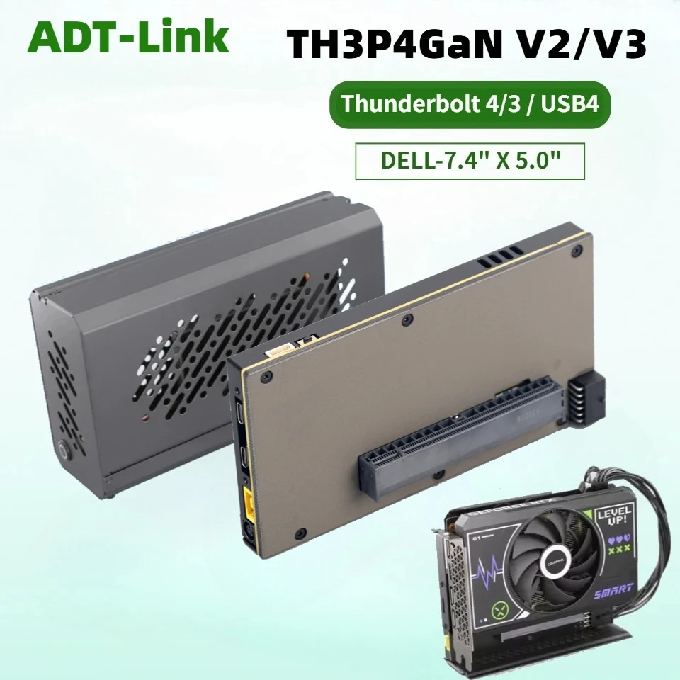 

TH3P4GaN V2 V3 Thunderbolt 3/4 USB4 Graphics Card Docking Station Dock Notebook TB3 TB4 Video Card for Laptop Handheld Games GPU