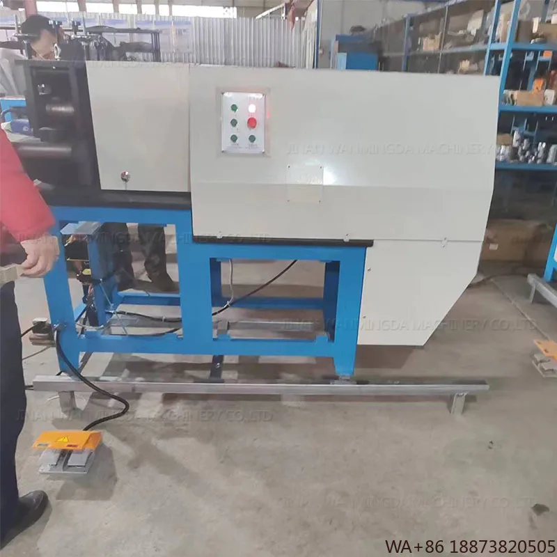 Embossingmachine Hydraulische koudrollen Embossingmachine Platte stalen en vierkante stalen smedenmachine Vierkante buis Dubbelzijdig