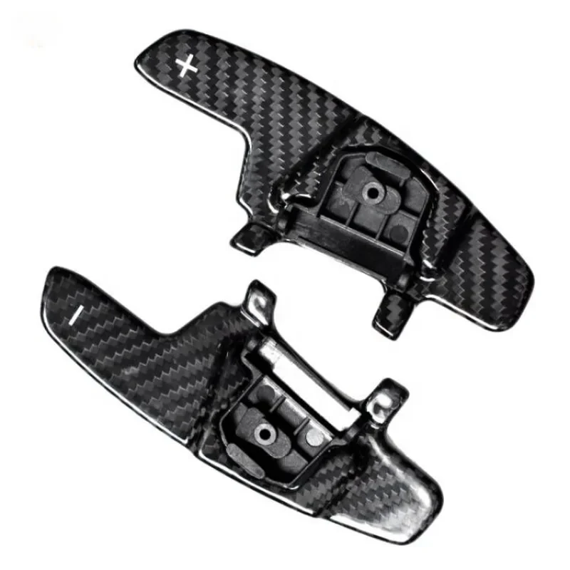 For VW Golf MK7 GTI GTS R Line Polo Passat Steering Wheel Shift Paddles Repace Style Carbon Fiber Paddle Shifter Extenders